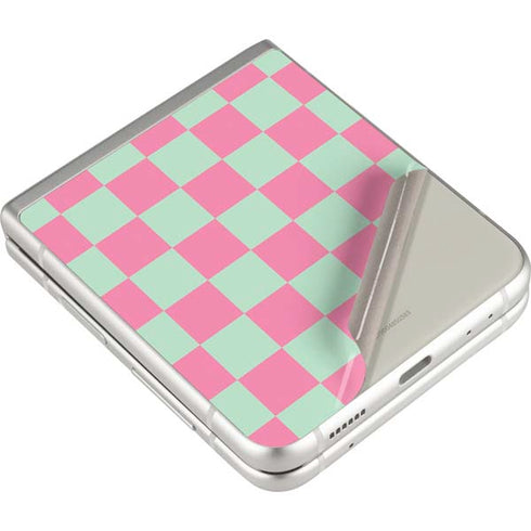 Watermelon Checkered Galaxy Z Flip3 5G Skin